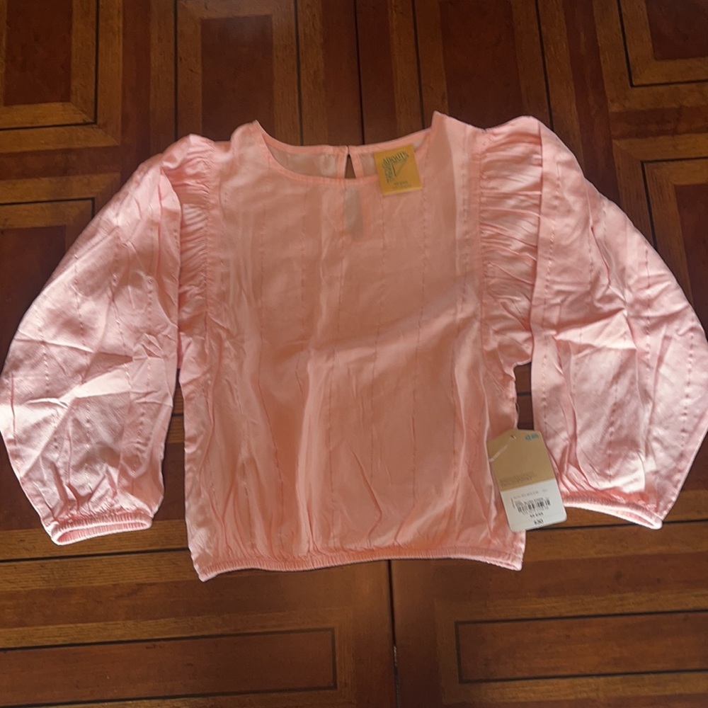 Thereabouts NWT Girls 6X Skinny Adjustable Waist Jeggings & Long Sleeve Blouse - Picture 11 of 16